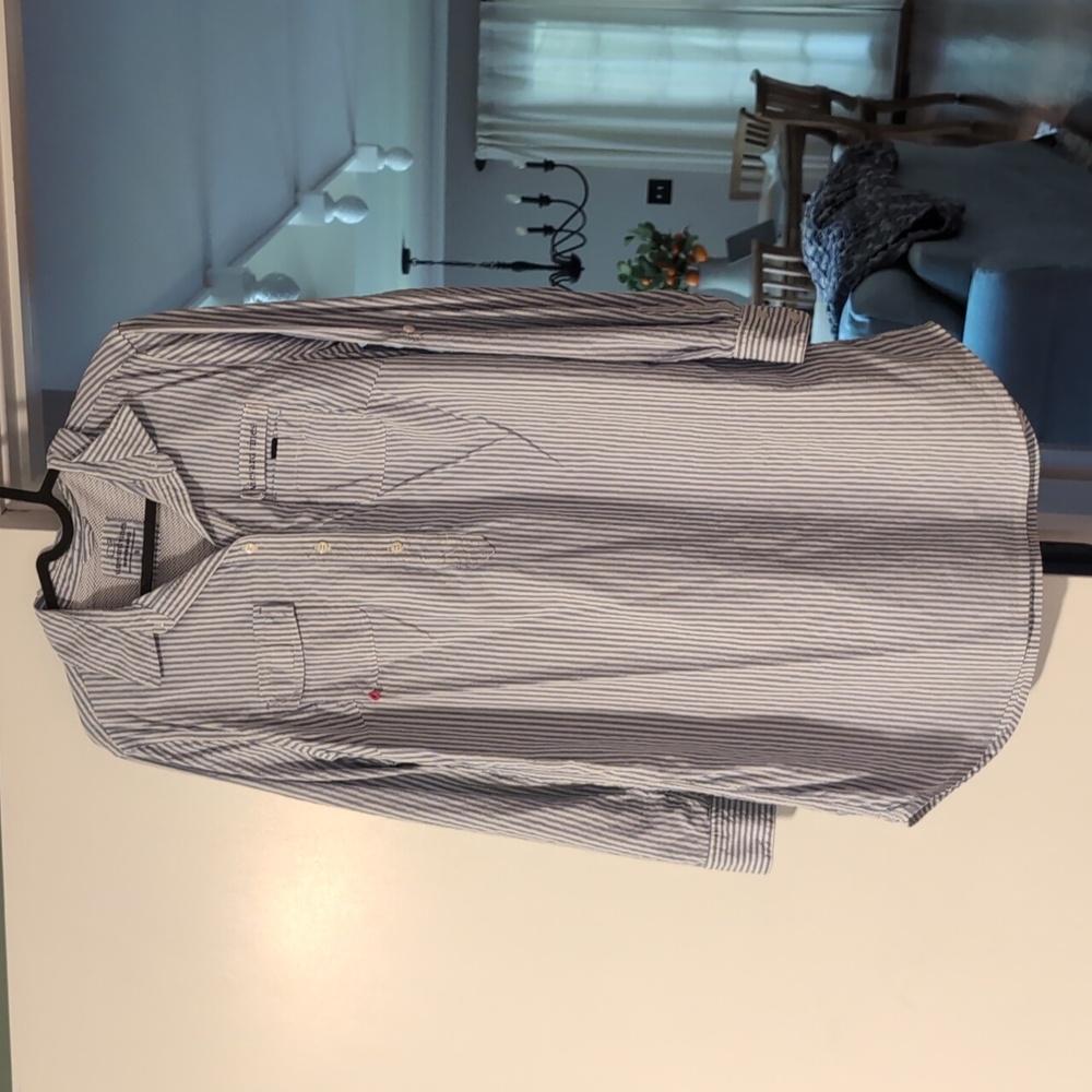 Vineyard Vines Performance Harbor Seersucker Shirt Cover-Up